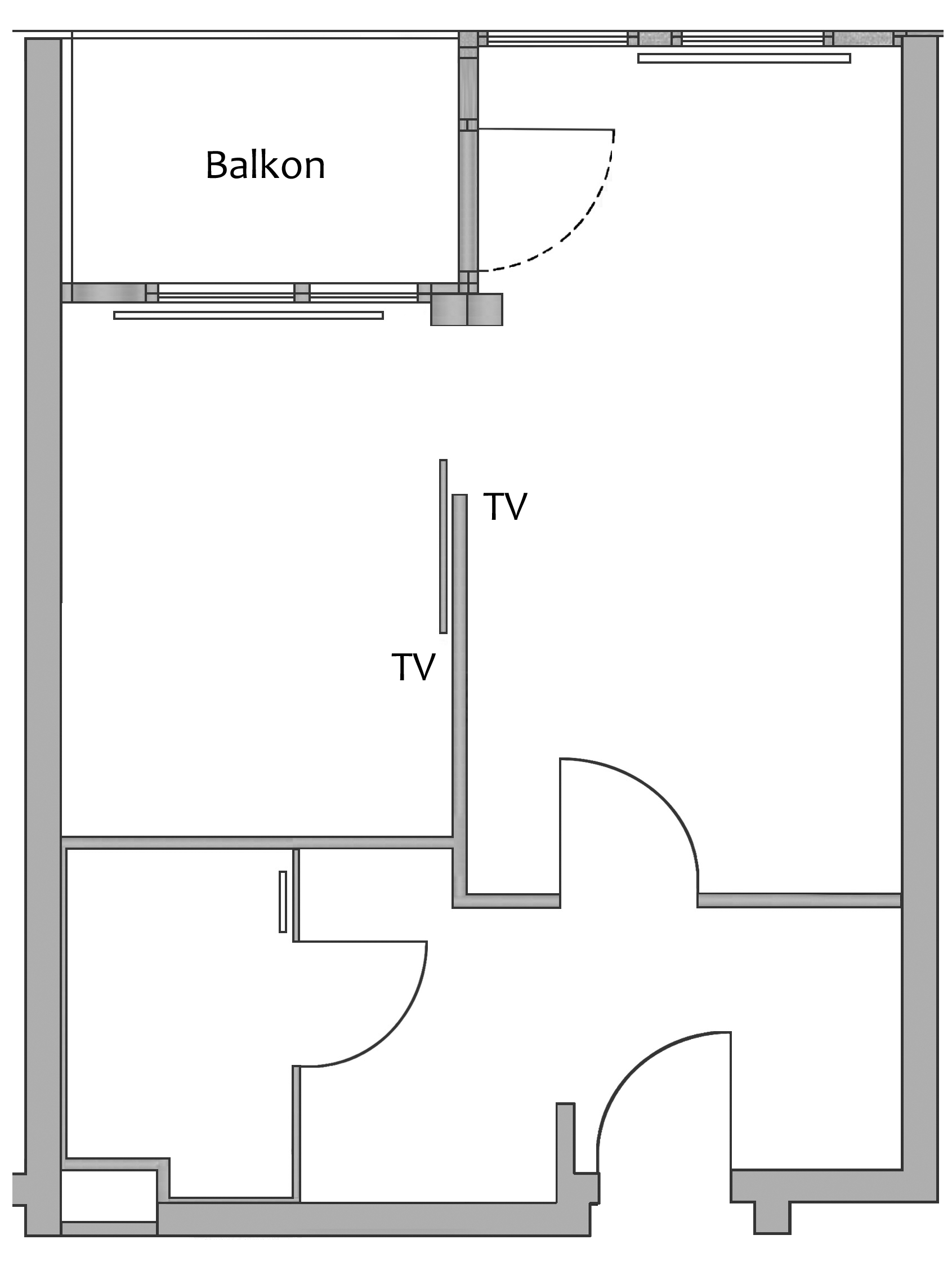 2-Zimmer-Apartment